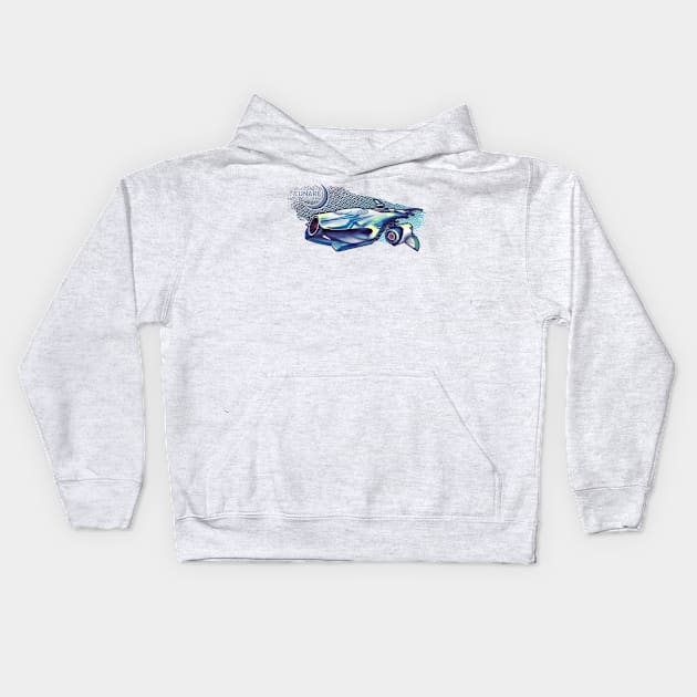 Redout - Graphic Lunare Scuderia Kids Hoodie by 34bigthings